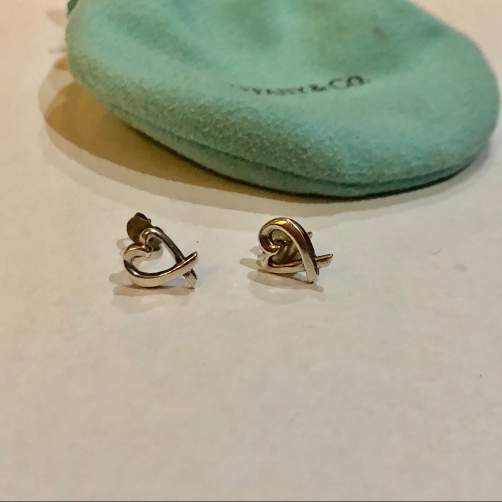 Tiffany & Co. elsa peretti heart earrings